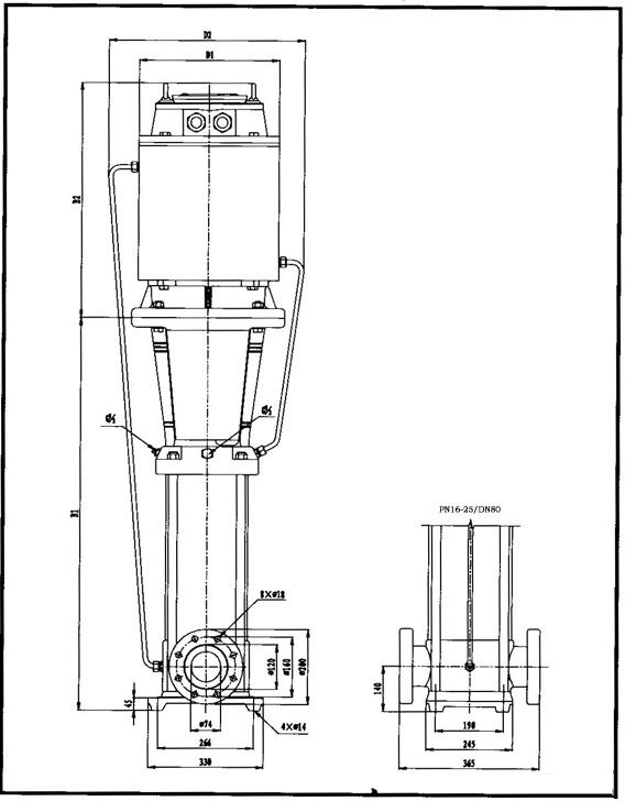 CDLF-PB水冷靜音不銹鋼多級泵